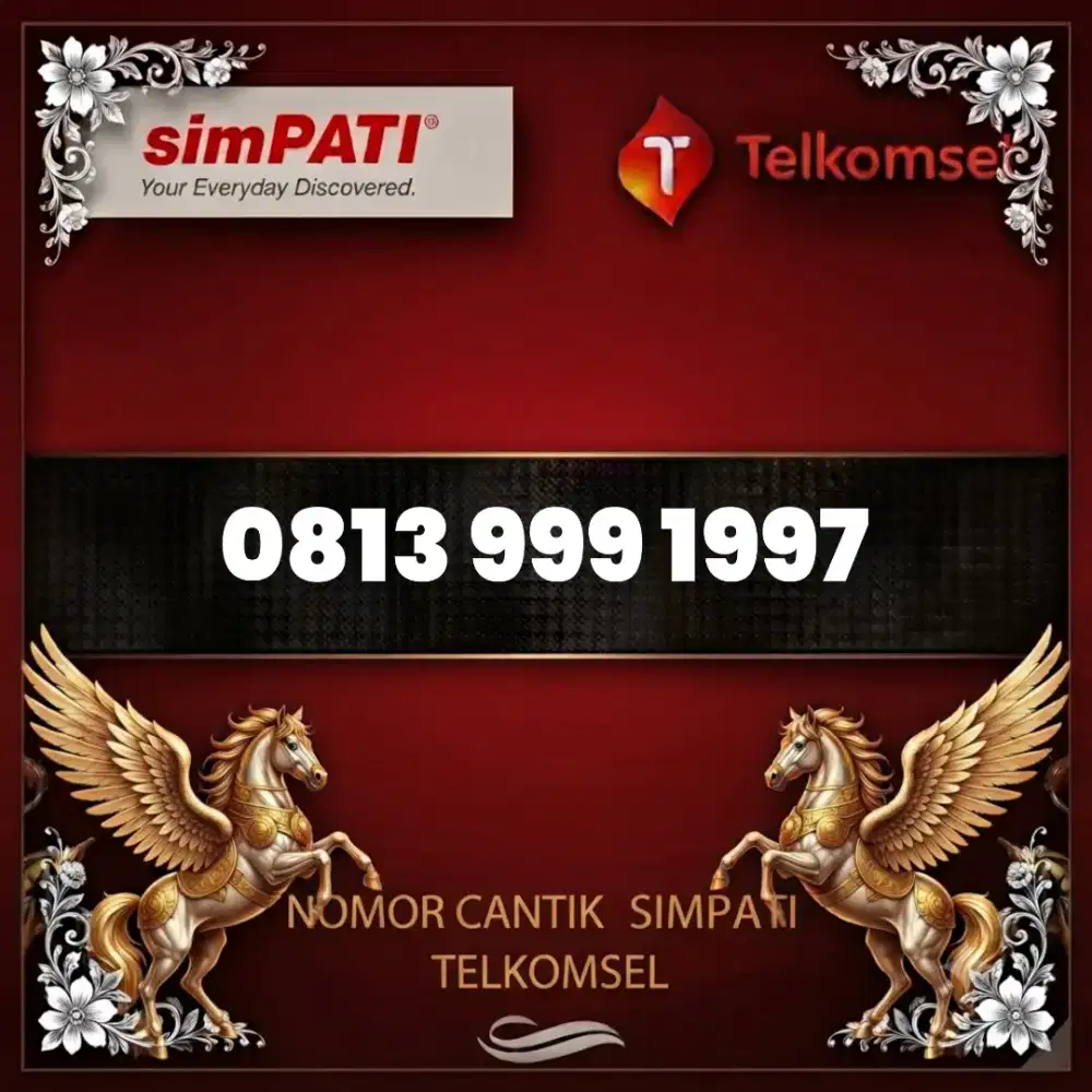 Nomor cantik simpati Telkomsel seri tahun