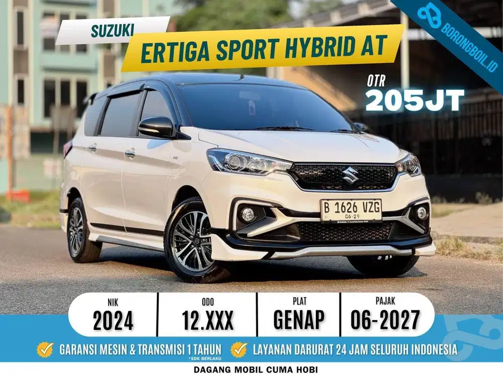 LOW KM [12rb]ERTIGA GX HYBRID AT 2024 SIAP PAKAI