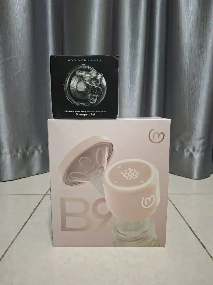Pompa ASI Mooimom B9 Pro Set Botol dan Cup/ Breast Pump Portable