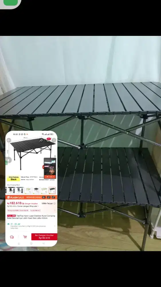 MEJA CAMPING LIPAT