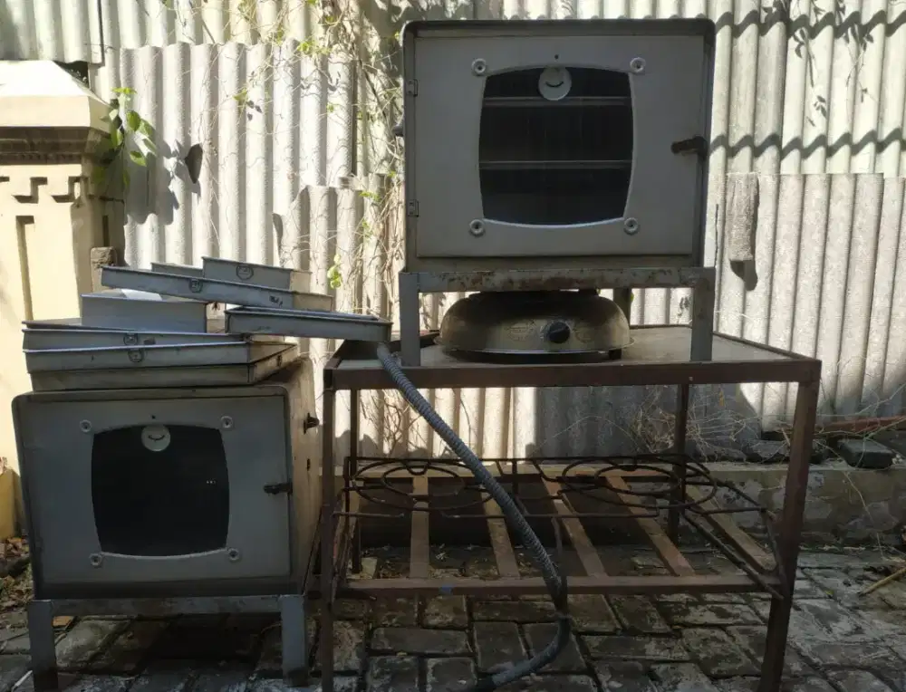 Jual Borongan 2 Set Oven Hock Dengan Meja Besi