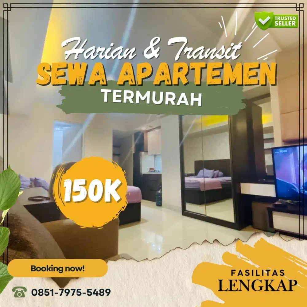 Sewa Apartemen Bekasi Selatan Grand Kamala Lagoon Harian/Transit Murah