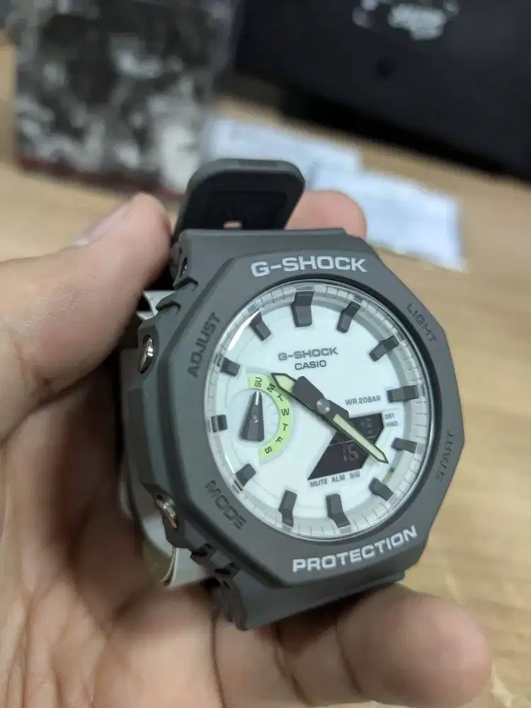 [NEW] Casio G-Shock GA-2100 GA2100 Special Fosfor Dial (Glow In The Da