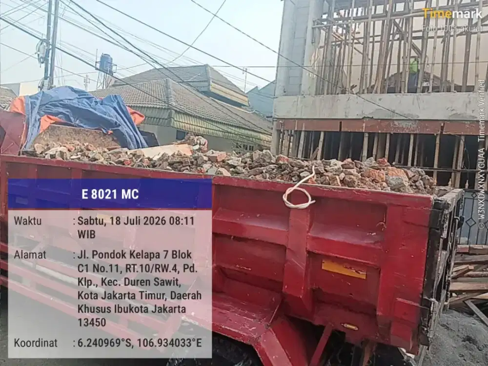 Jasa buang puing dan angkut sampah