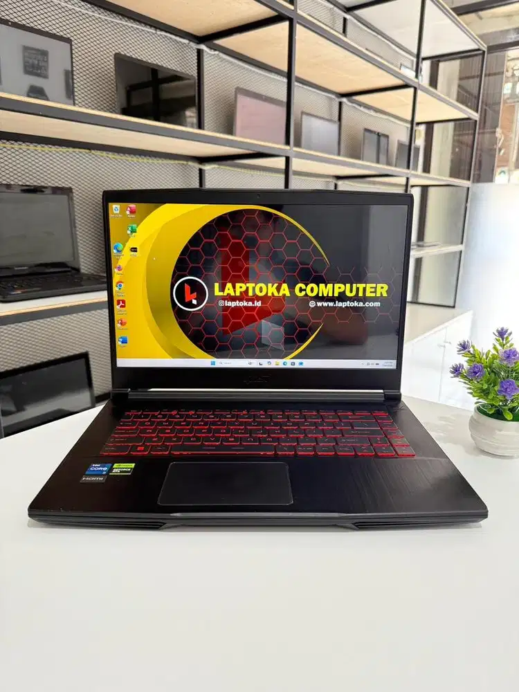 Di jual laptop gaming msi core i7 gen12 rtx 4050 6gb