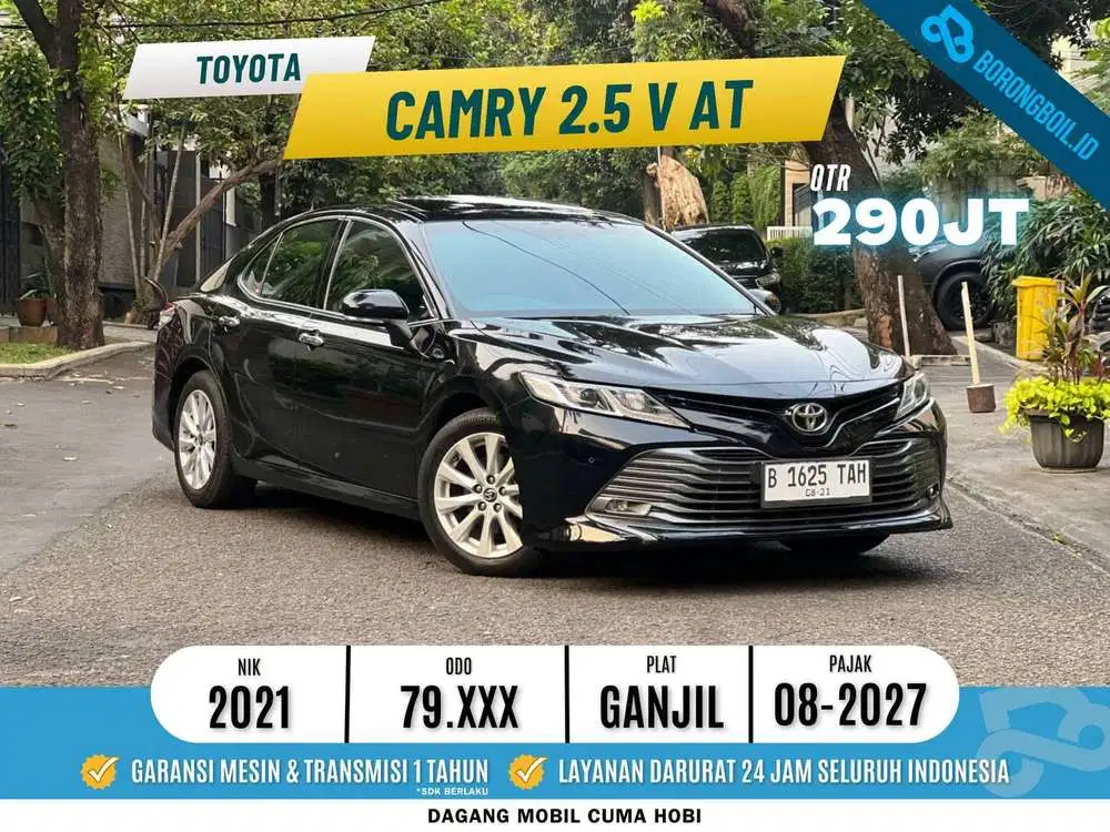 TOYOTA CAMRY 2.5 V AT 2021 HITAM
