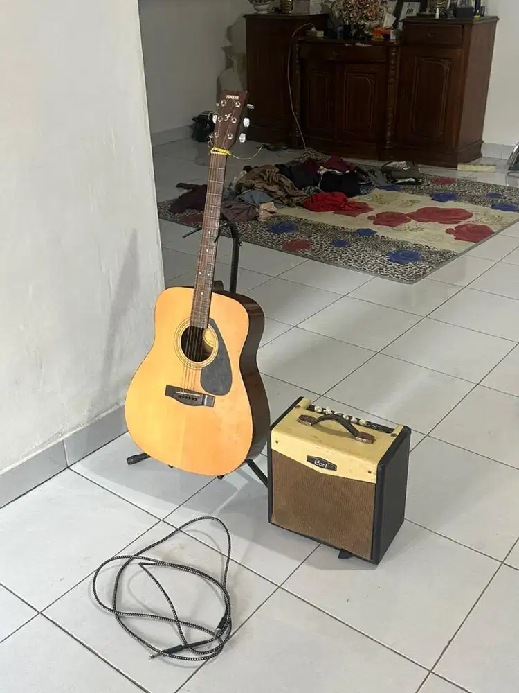 Gitar Elektrik Yamaha + Ampli Cort Ori!