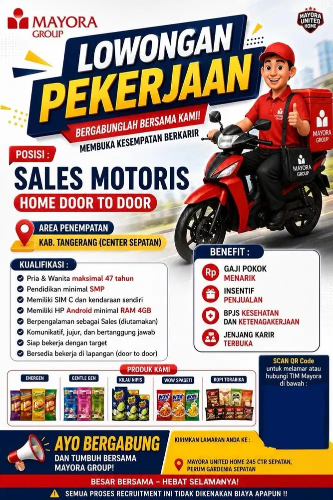 LOWONGAN KERJA SALES MARKETING KABUPATEN TANGERANG