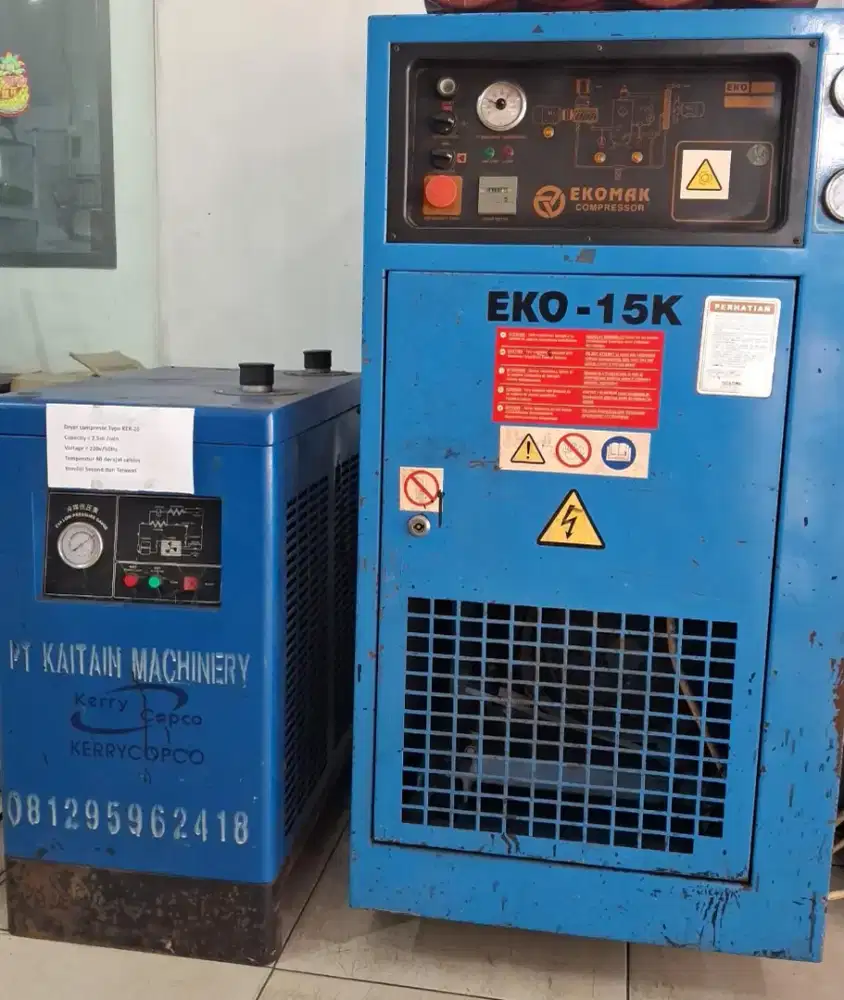Dryer Compressor & Air Screw Compressor EKOMAK 20HP made in Turki