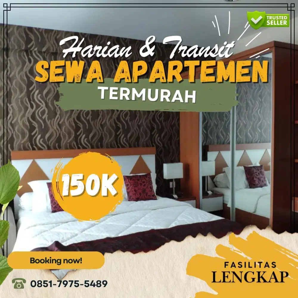 Sewa Apartemen Patraland Urbano Harian/Transit Termurah Bekasi Utara