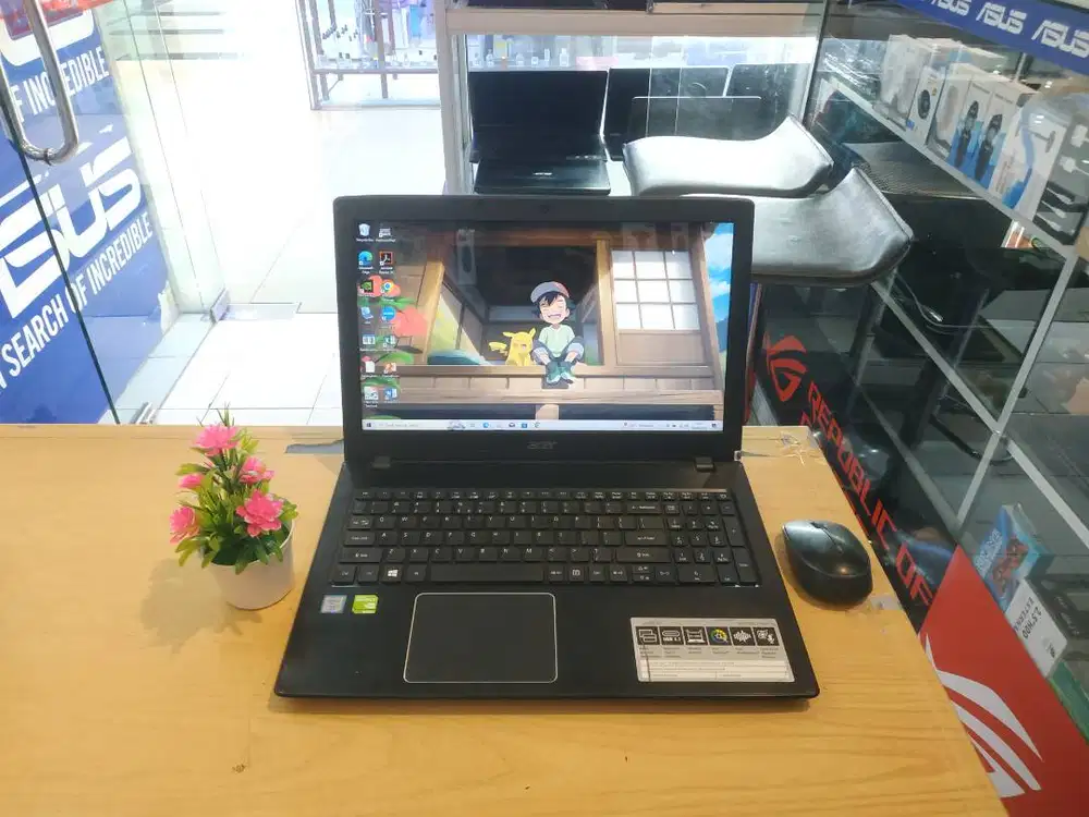 JUAL LAPTOP ACER E5-575G CORE i7 RAM 8GB SSD 256GB NVIDIA