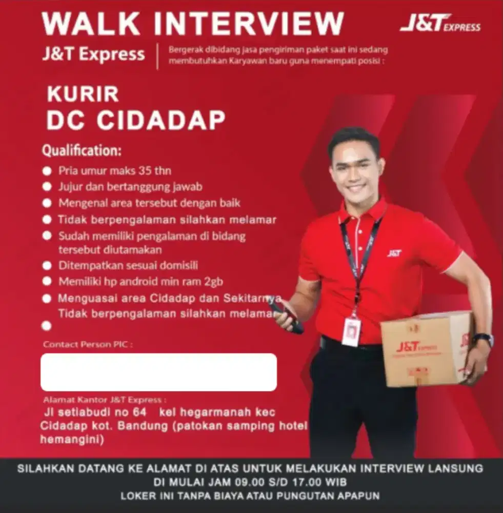 LOKER KURIR AREA CIPICUNG HILIR CIPICUNG GIRANG