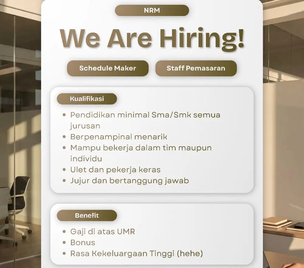 Loker Pemasaran Hasil alam