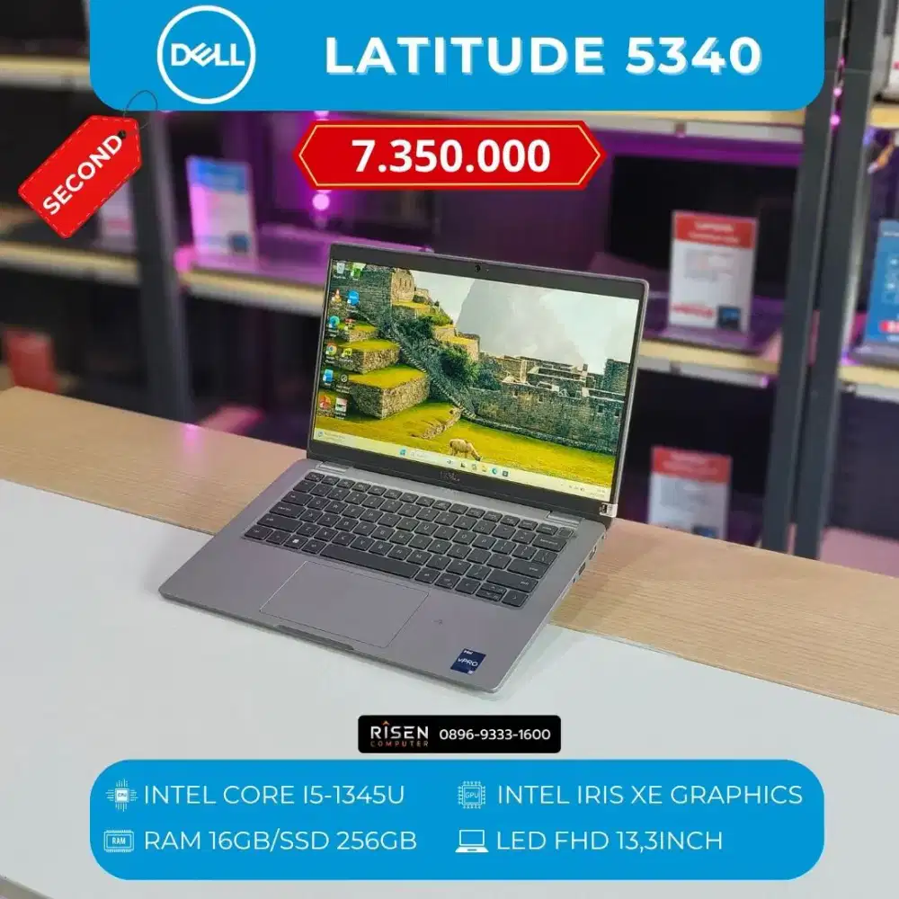 DELL LATITUDE 5340 I5-1345U RAM 16GB SSD 256GB FHD 13,3inch Second
