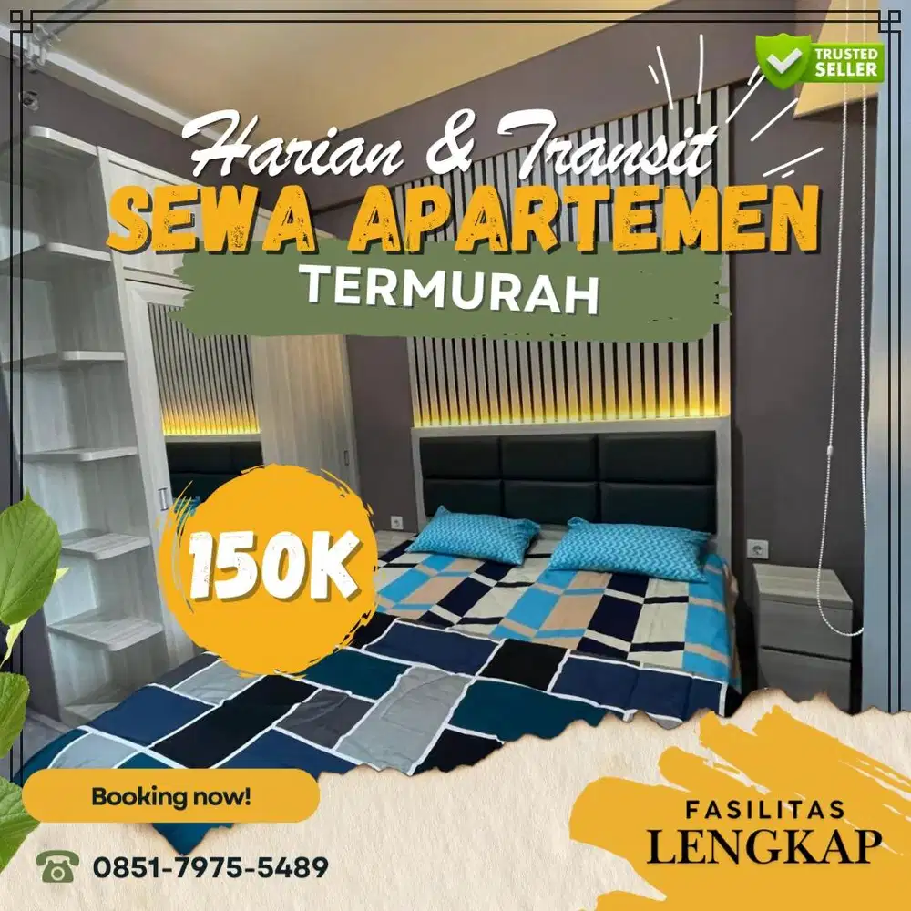Sewa Apartemen Grand Dhika City Harian/Transit bekasi Timur Termurah