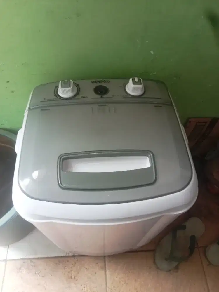 Mesin cuci portable denpoo 4,5 kg normal siap pakai nego tipis
