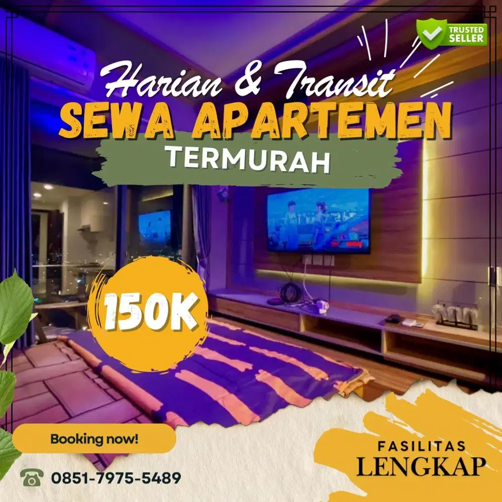 Sewa Apartemen Depok Transpark Cibubur TSM harian/Transit Termurah