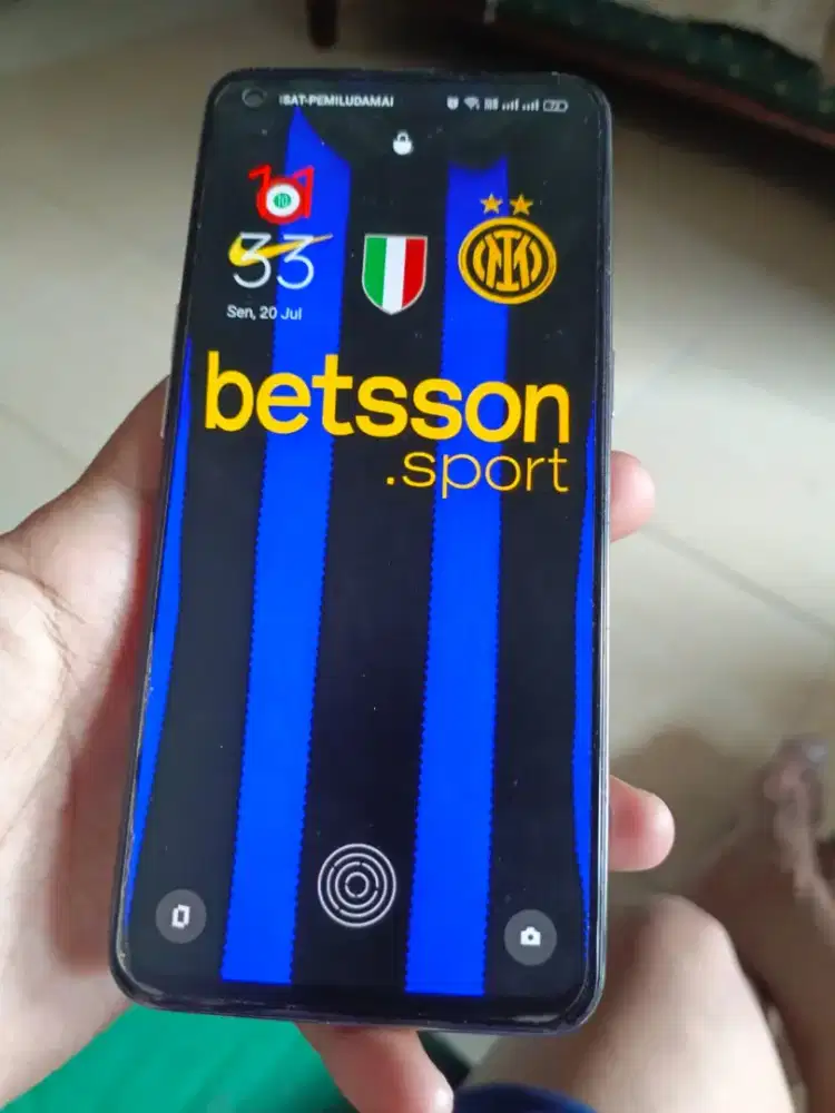 Oppo Reno 5 4G 8/128GB Finger Print Layar Aktif