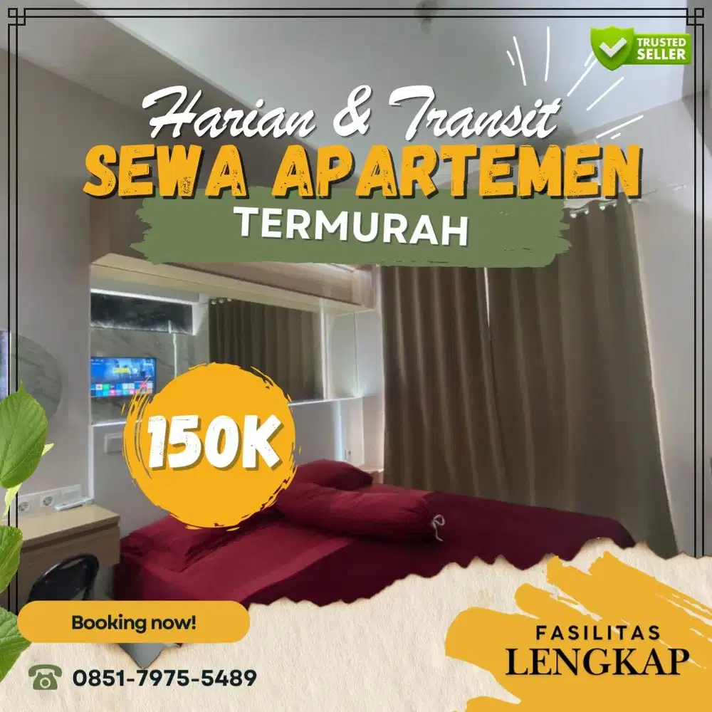 Sewa Apartemen Jakarta Selatan Kalibata City Harian/Transit Termurah