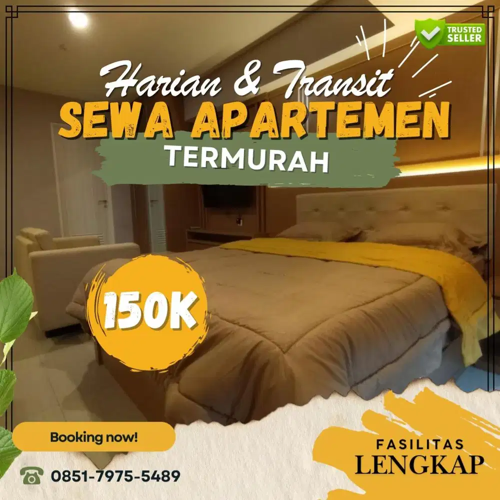 Sewa Apartemen Green Pramuka Jakarta Pusat Harian/Transit Termurah