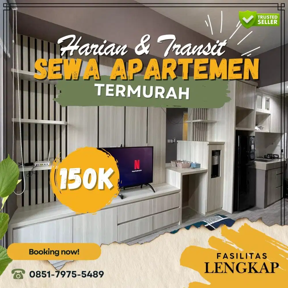 Sewa Apartemen Tangereng TREEPARK CITY Harian/Transit Termurah