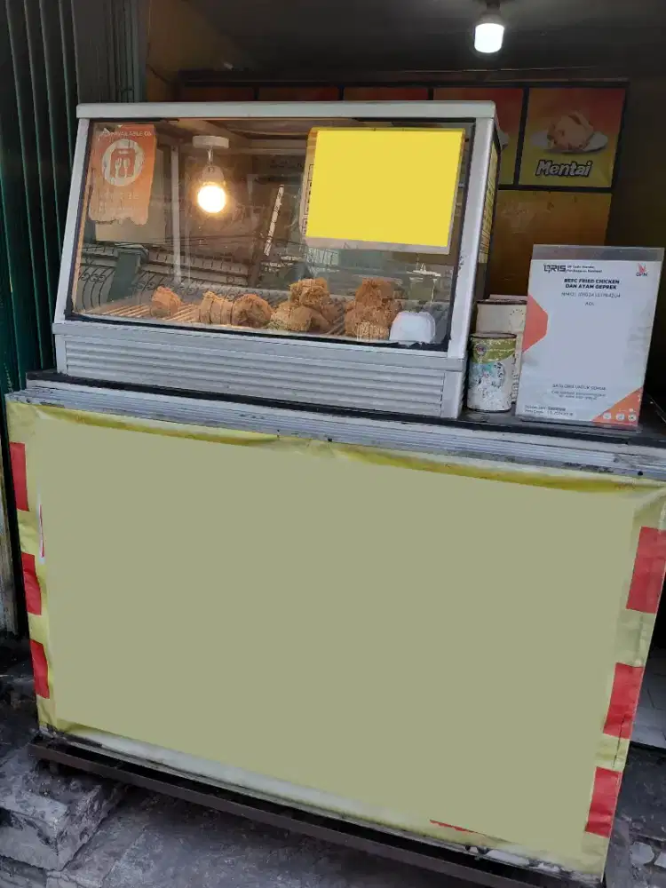 Dijual Meja Etalase Chiken Borongan