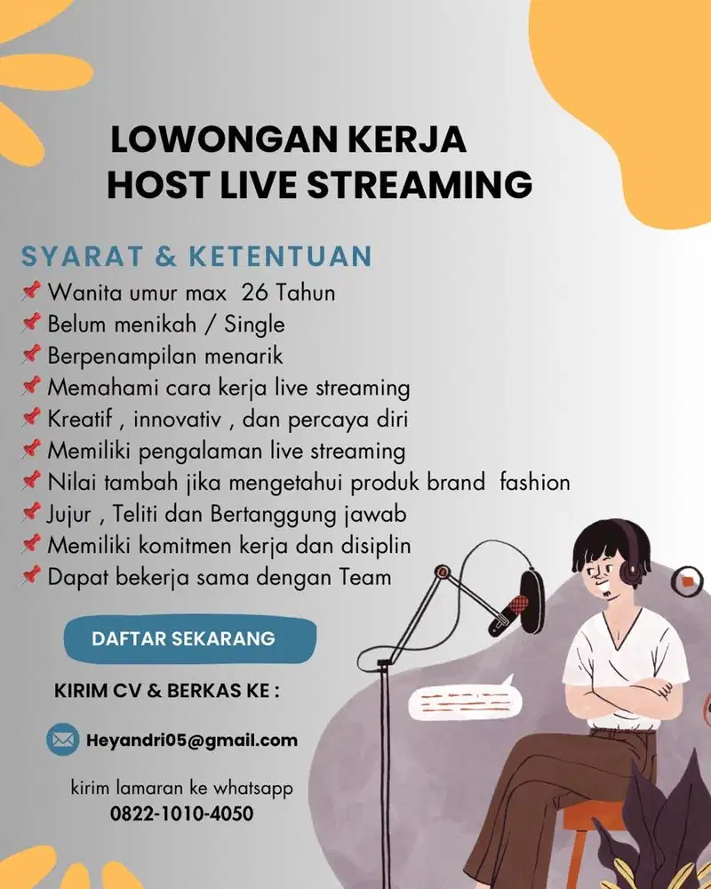 Loker host live streaming