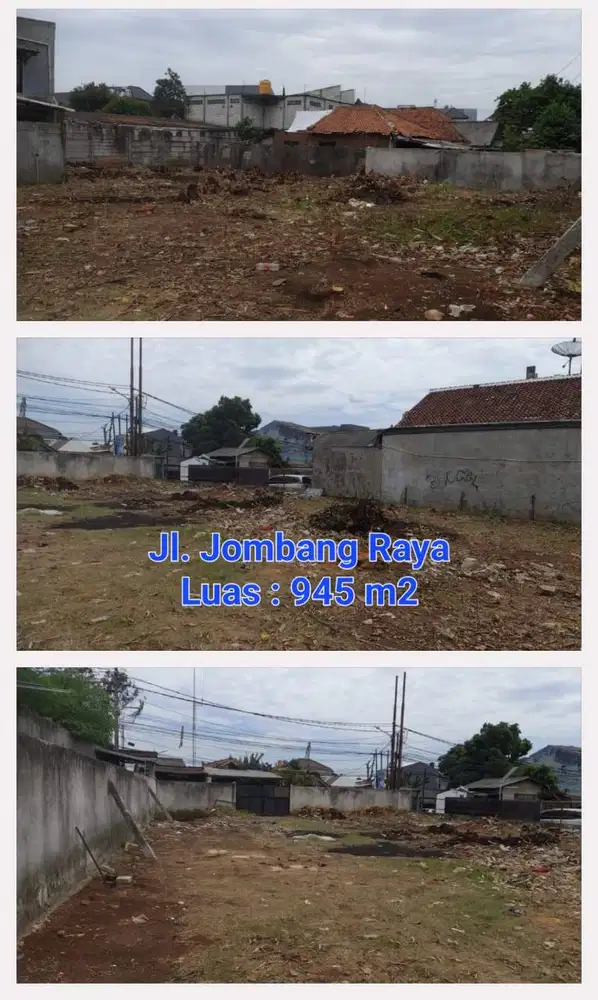 JUAL TANAH 945 m2 PONDOK AREN, TANGERANG SELATAN