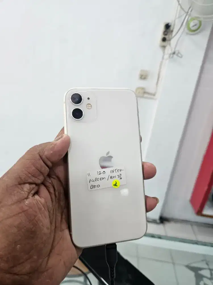 Iphone 11 128gb wht imei permanen bh 91 mlus lengkap