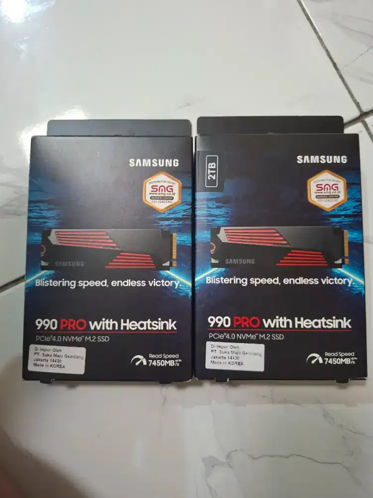 SSD NVME SAMSUNG 990 PRO WITH HEATSINK