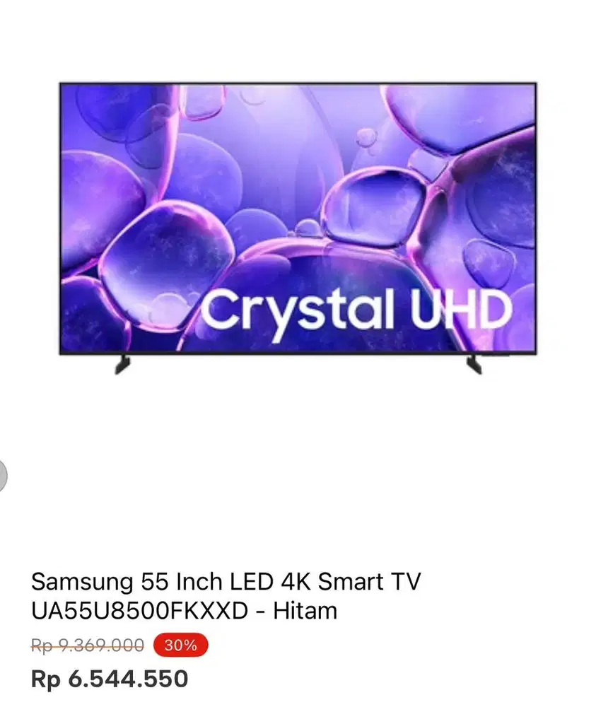 SAMSUNG SMART TV 4K 55inci