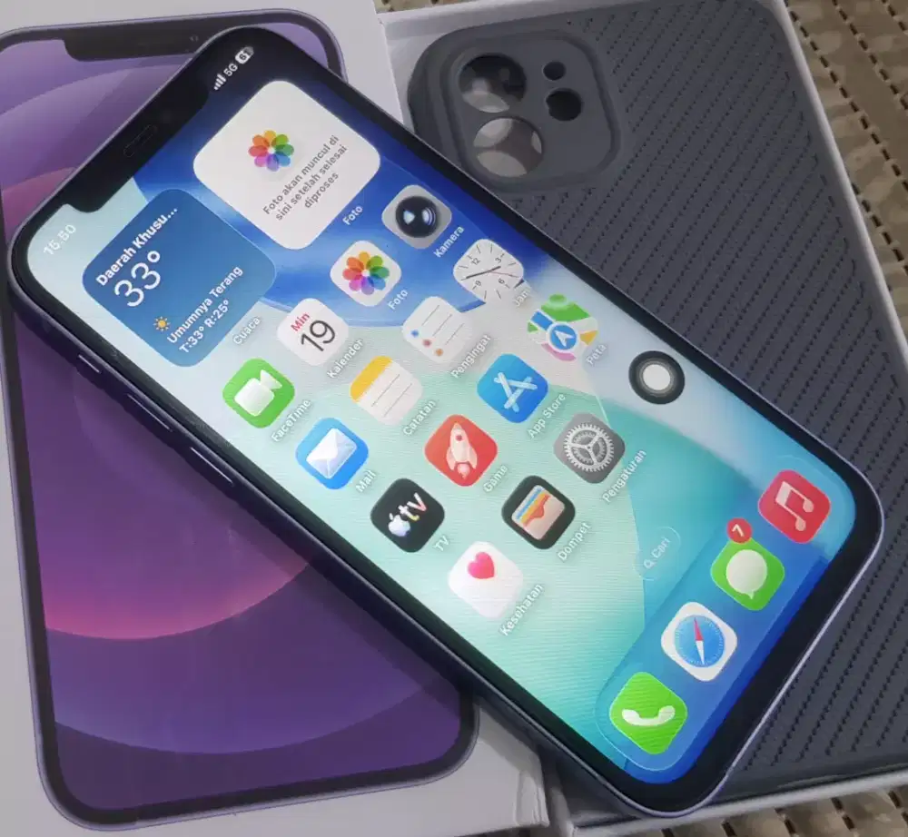 iPhone 12 128 5G inter mlus lengkap