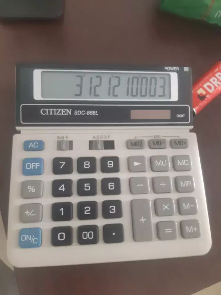 Kalkulator CITIZEN SDC-868L masi mulus bgt