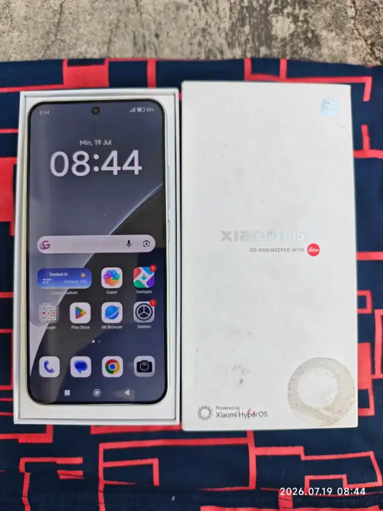 Xiaomi 15 12/256 Fullset ori Segel mulus no minus garansi ON 2027