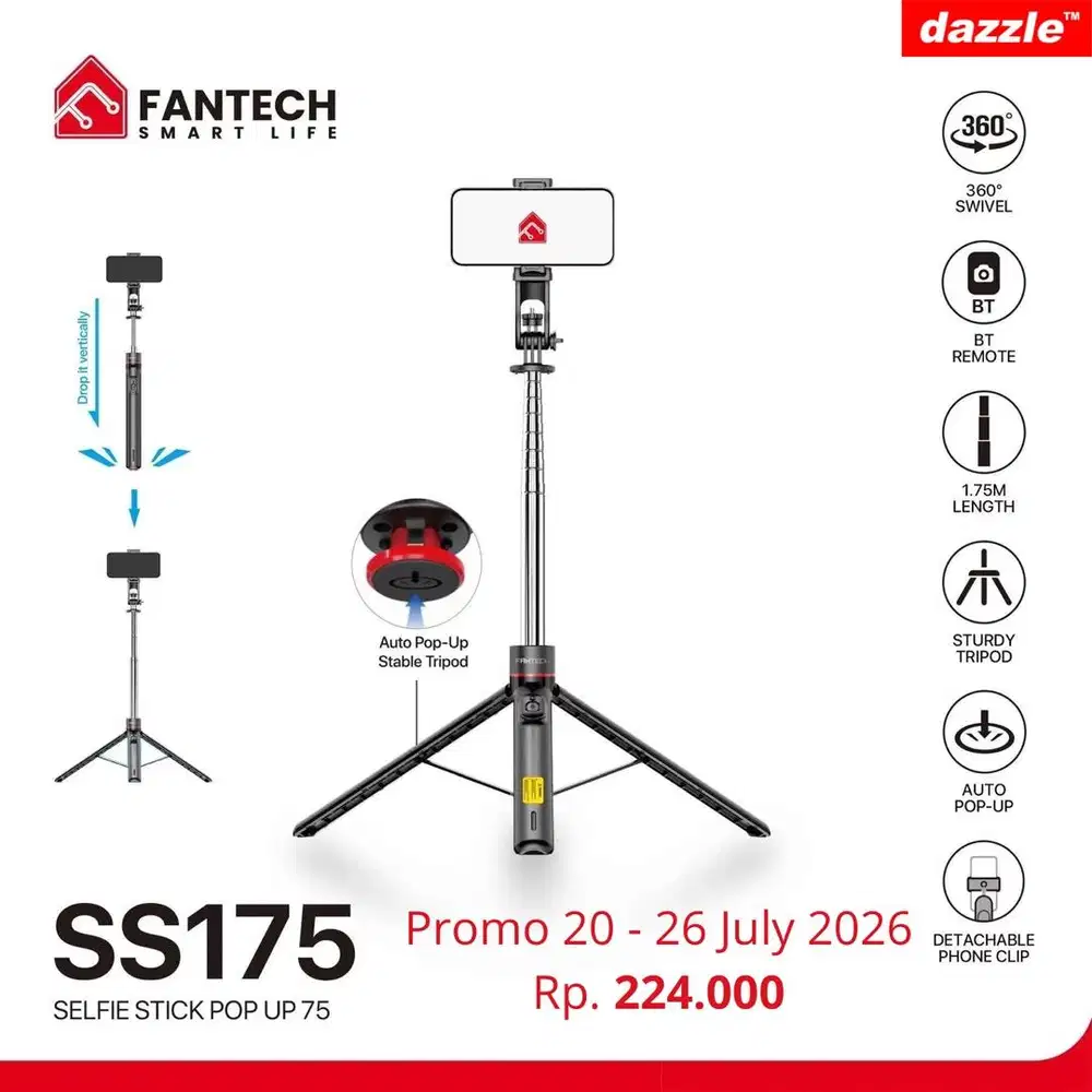 Selfie Stick Fantech SS175