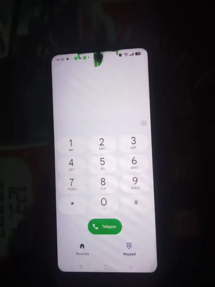Realme c55 ram 6+6 128 mines tempel di atas dikit fungsi normal