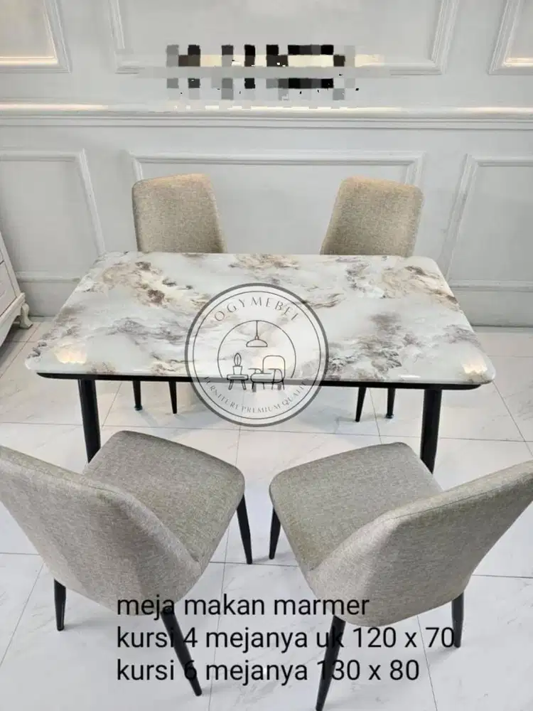 READY MEJA MAKAN MARMER