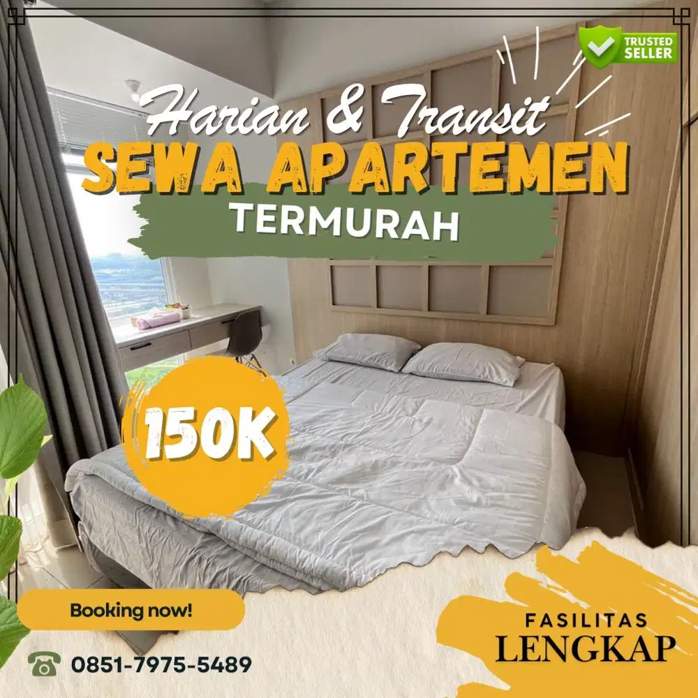 Sewa Apartemen Tangerang SERPONG GREEN VIEW Harian/Transit Termurah