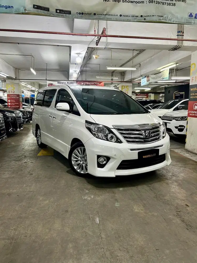 KM 91rb Toyota Alphard 2.4 SC AT 2014 nik 2013 Terawat