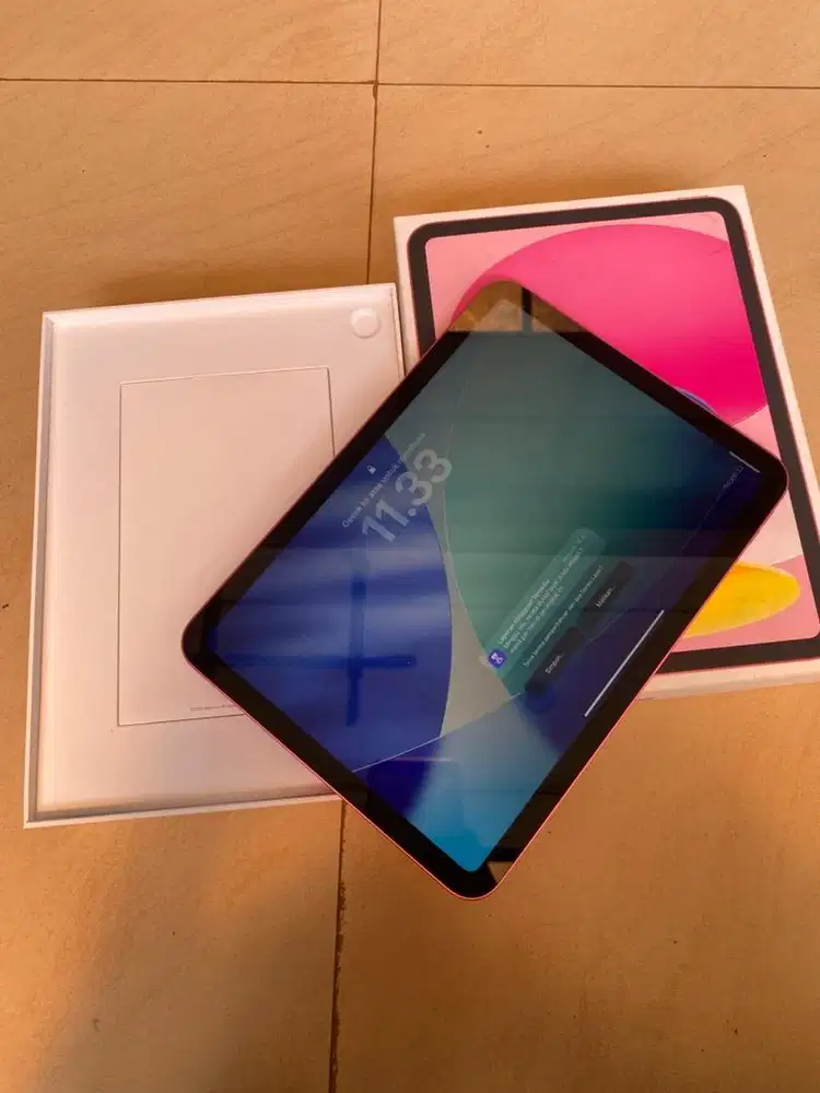 Ipad gen 11 128gb pink wifi only garansi ibox