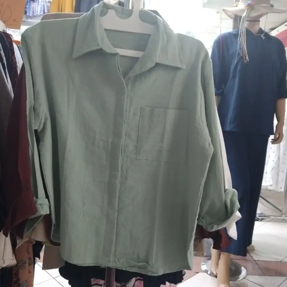 Di jual kemeja bahan katun