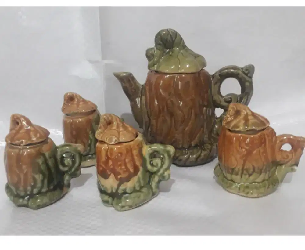 Tea set keramik. Lawas