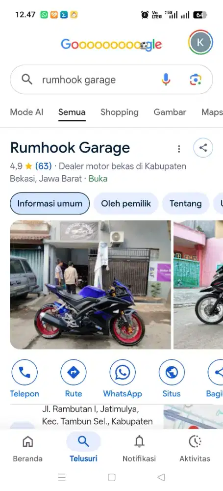 Helper Mekanik showroom