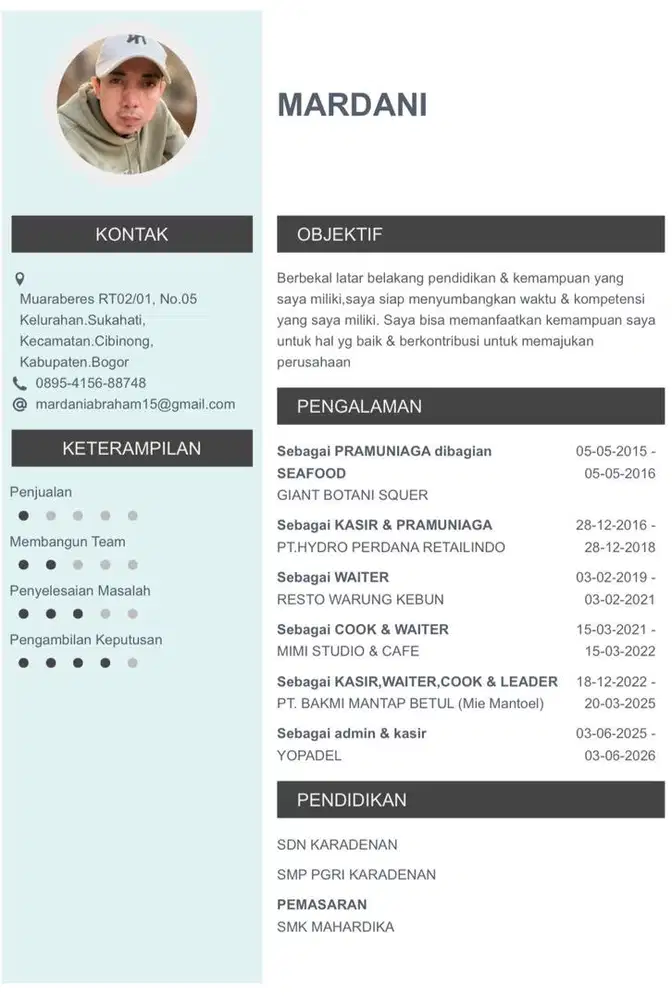 Mencari pekerjaan