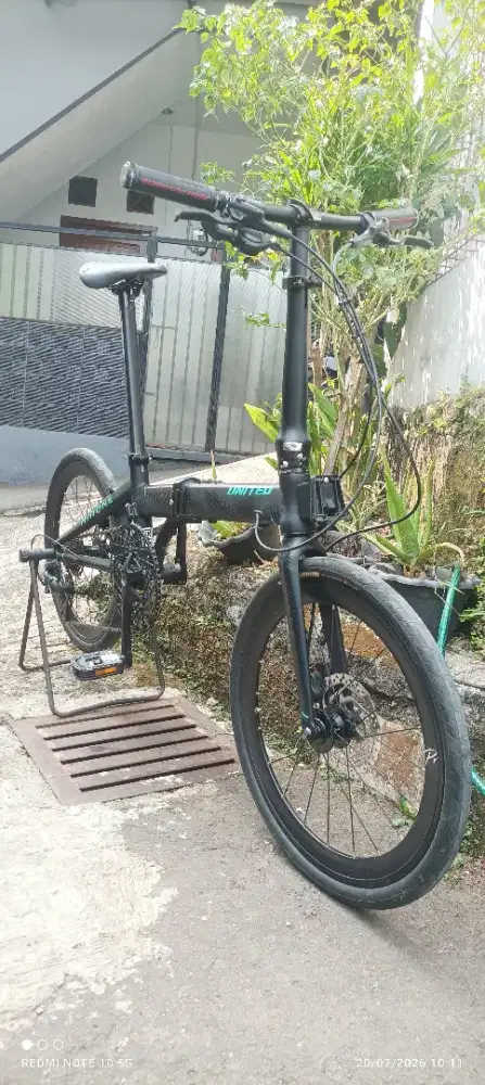 sepeda lipat united 20 inch mirone alloy upgrade ganteng