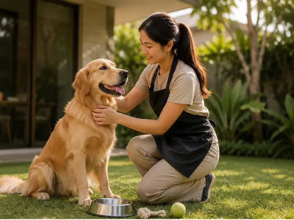 Dog Nanny (Penjaga Anjing) & Housekeeper (ART) - 2 Positions