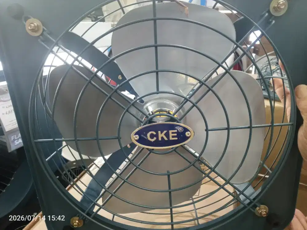 Exhaust fan / dinding 14 inch merk CKE