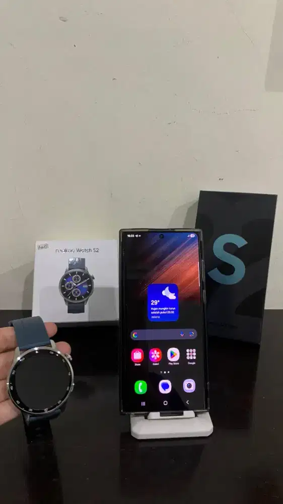 Samsung S22 Ultra Ram12/256GB + FREE Realme Watch S2