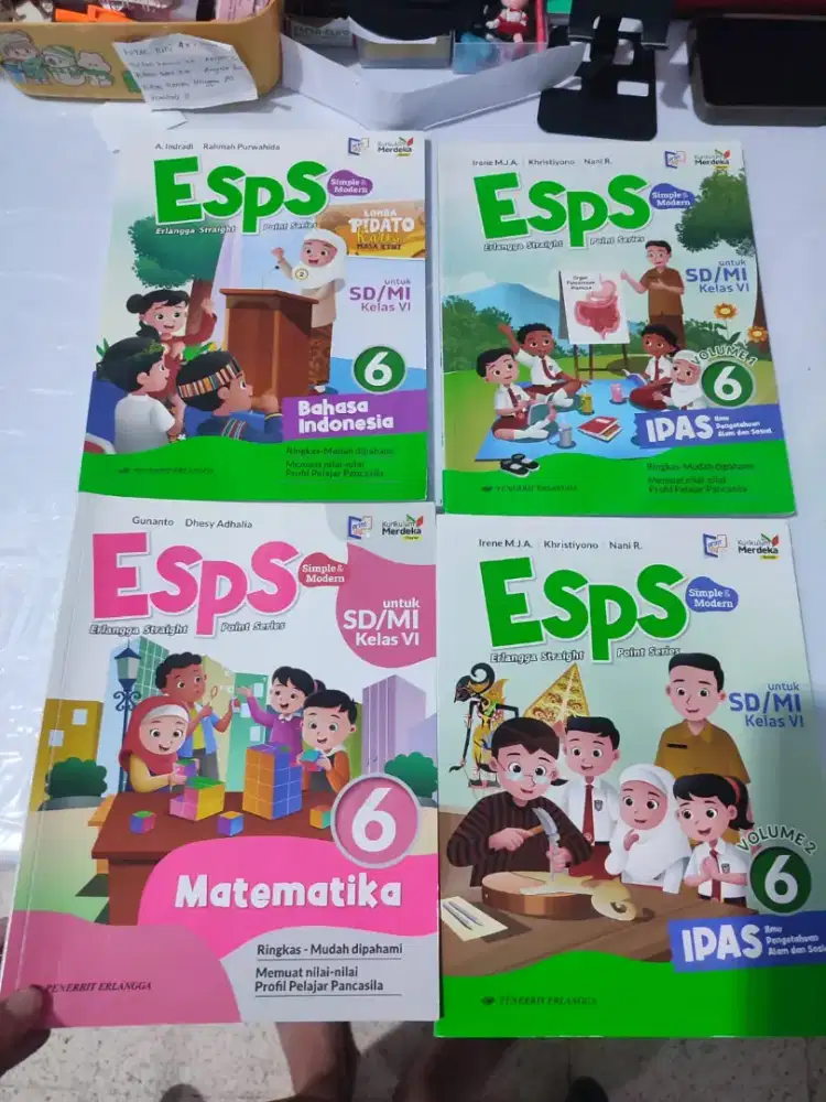 Buku Paket Erlangga Kelas 6