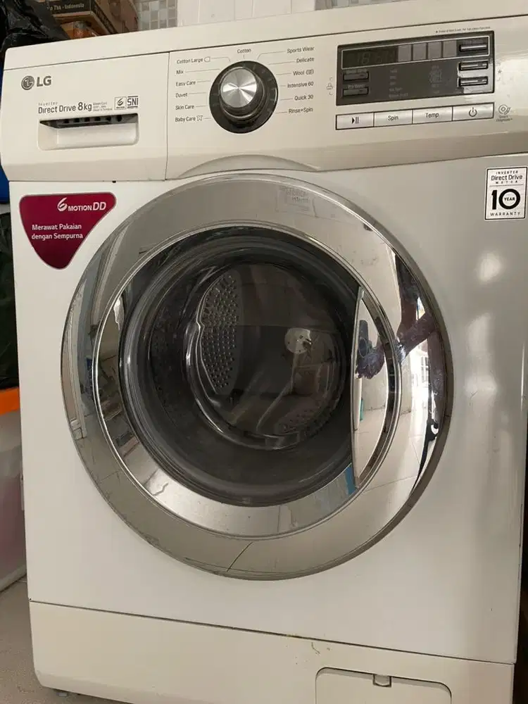 Mesin Cuci LG inverter Drive 8 kg